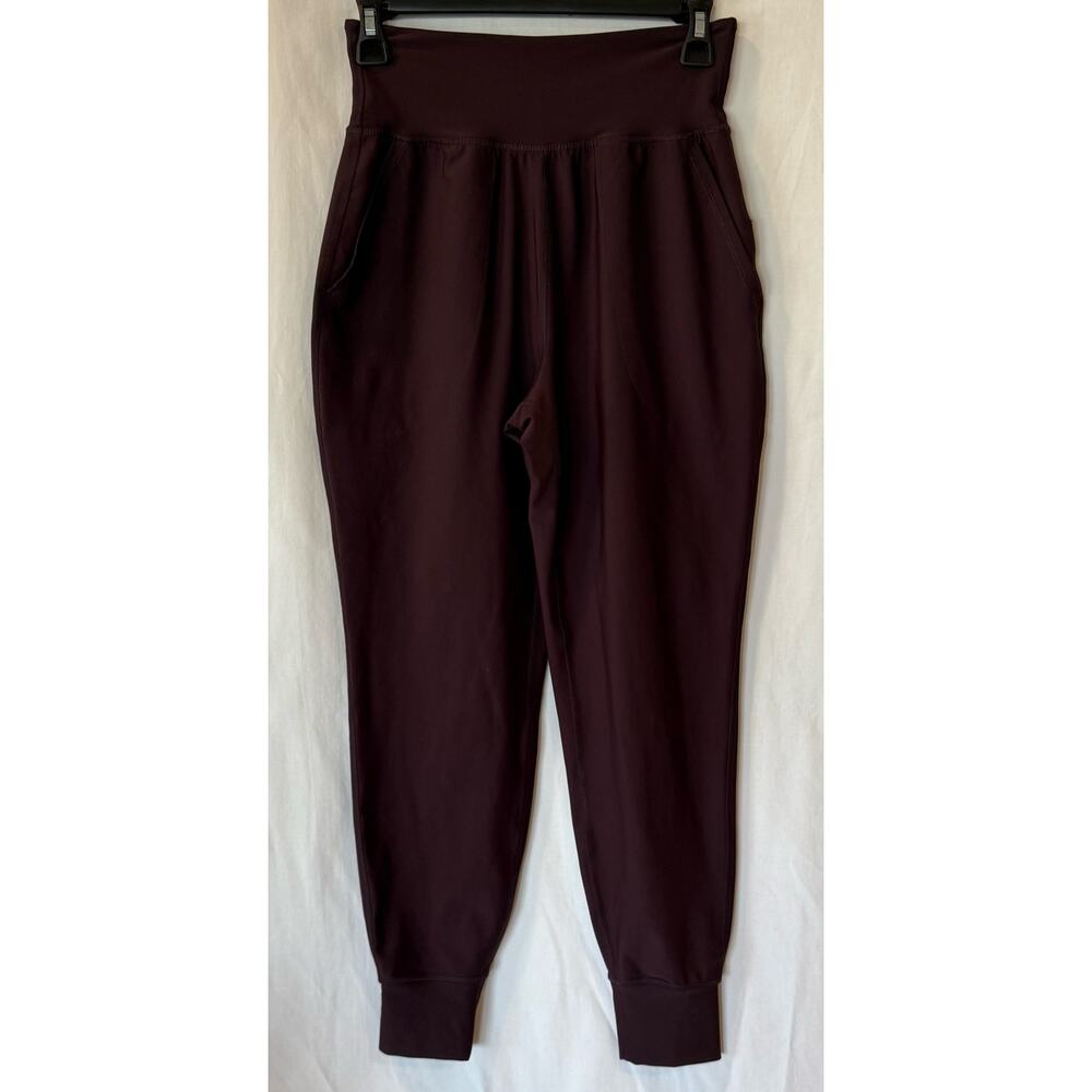 Old Navy Women's High-waisted power soft joggers with pockets plum size small